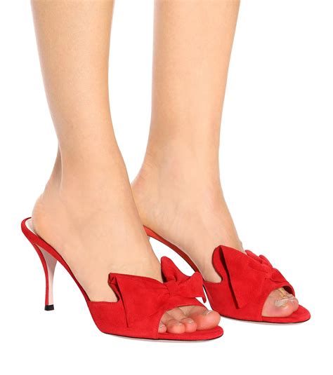 red prada mules